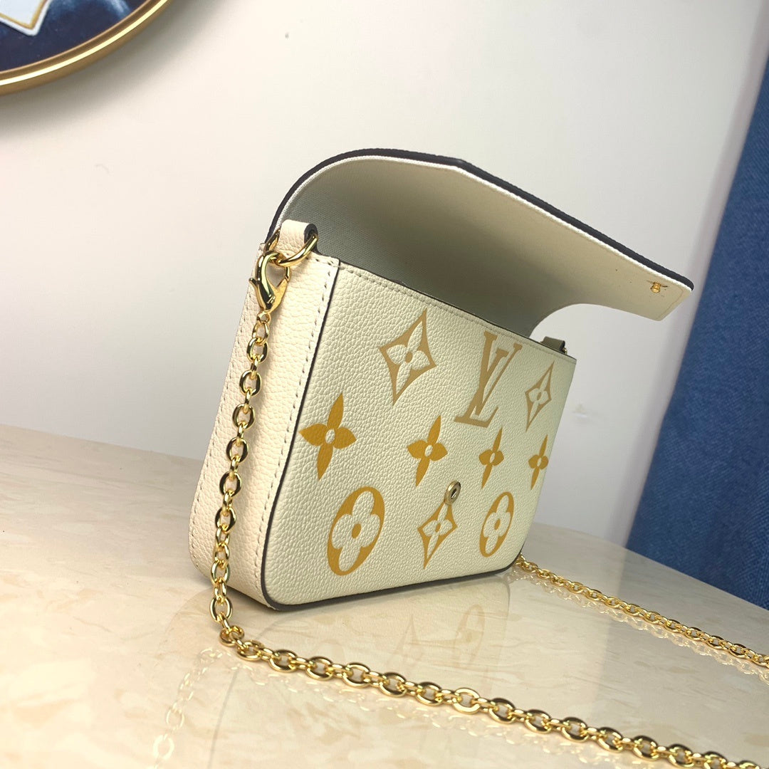 Top Quality Monogram Empreinte Pochette 21cm White