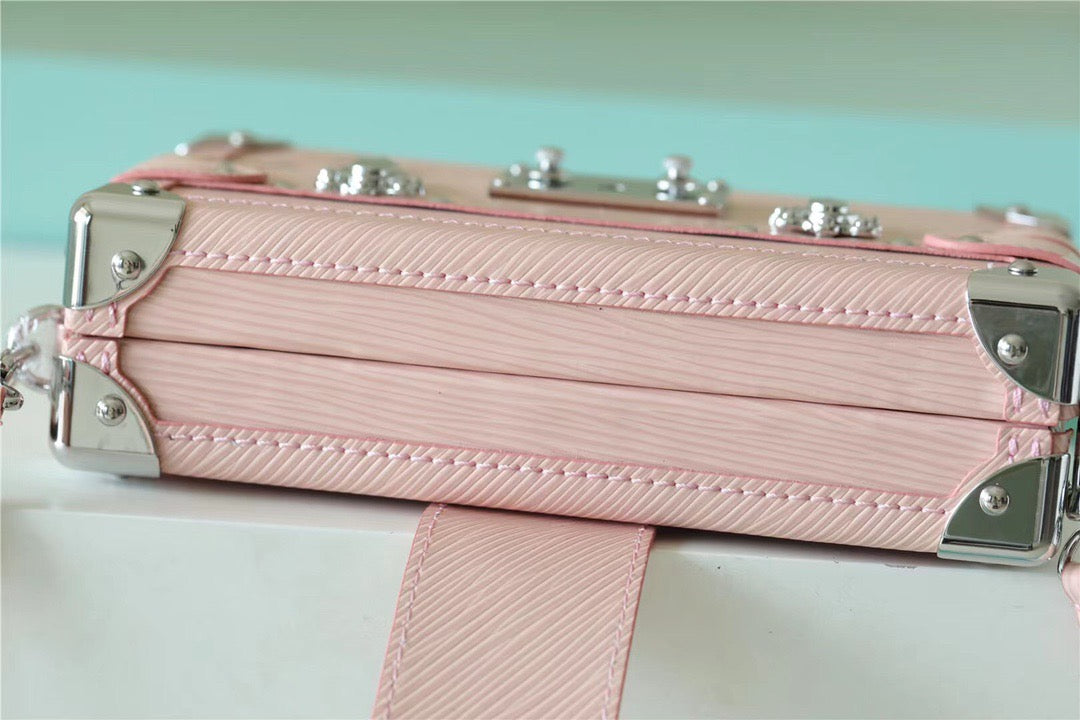 Top Quality Petite Malle Epi Light Pink For Women,  Shoulder And Crossbody Bags 7.9in/20cm Top Quality 