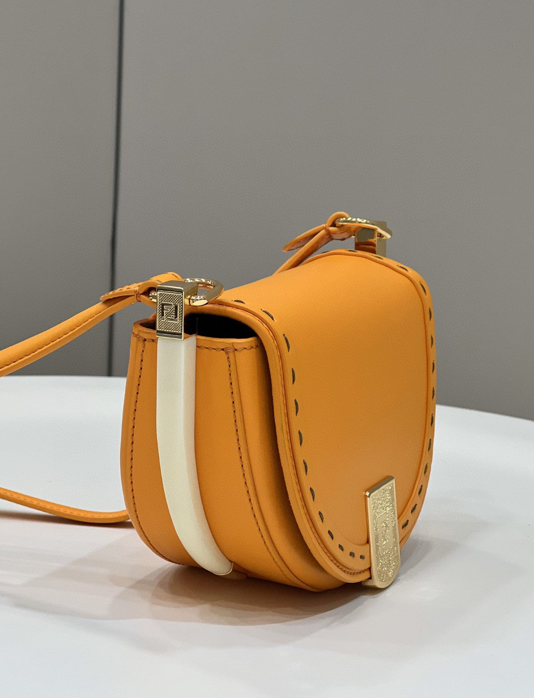 Top QualityTop Quality Moonlight Saddle Orange Bag For Woman 19cm/7.5in