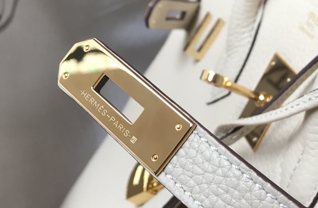 Top Quality Birkin Cream With Gold Hardware Bag For Women, Handbags, Shoulder Bags 30cm/12in