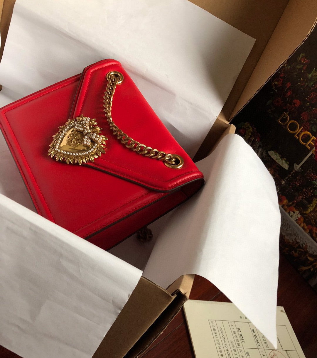 Top Quality MeTop Qualityum Devotion Bag Red For Women 8.1in/20.5cm Top Quality
