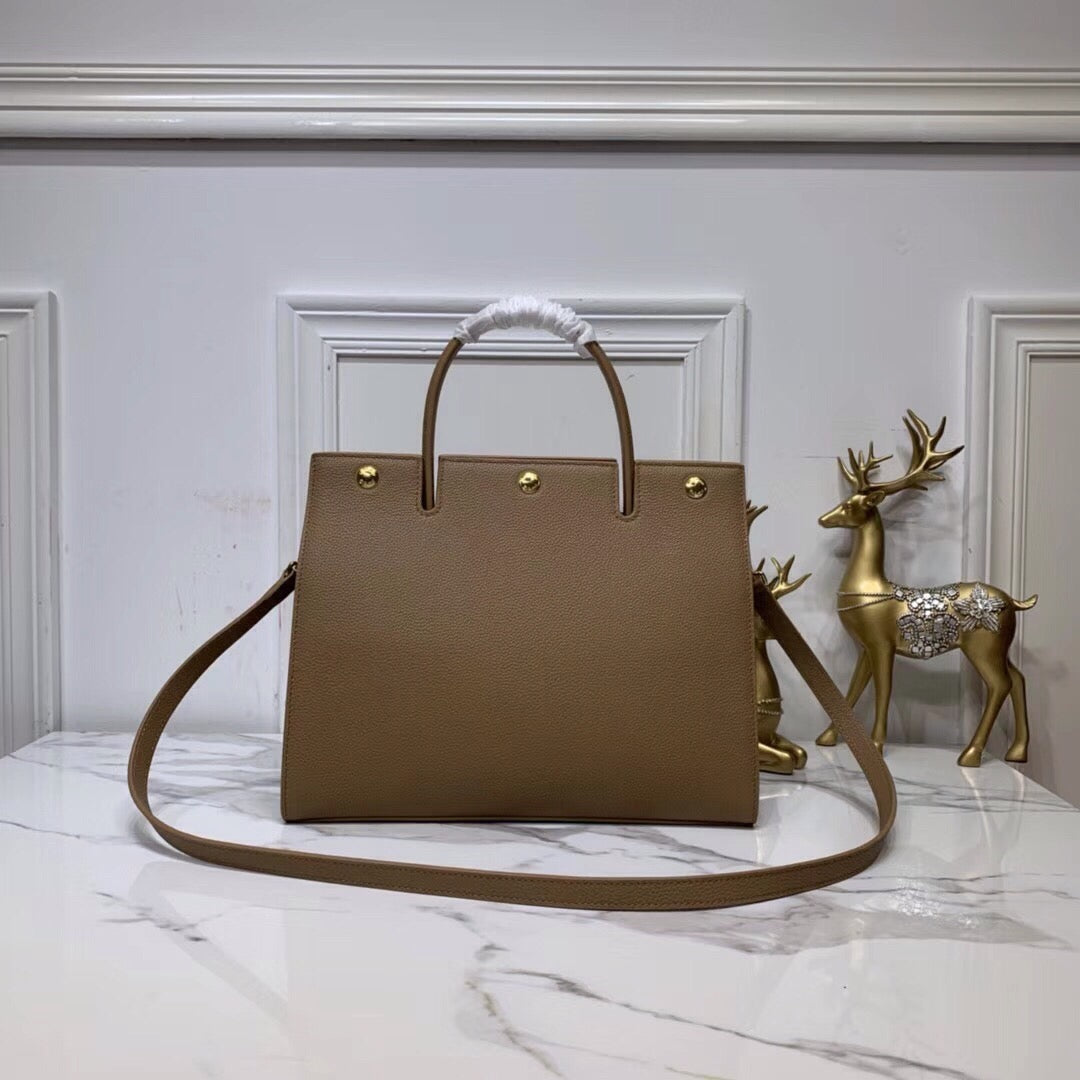 Top Quality Small Title Bag With Pocket Detail Brown For Women, Bags 11.8in/30cm