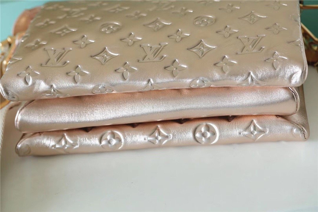Top Quality Coussin PM Bag Monogram For Women,  Shoulder And Crossbody Bag Taupe 10.2in/26cm Top Quality 