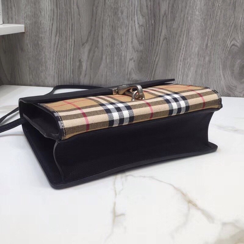 Top Quality Small  Check And Crossbody Bag Black For Women, Bags 9in/24cm