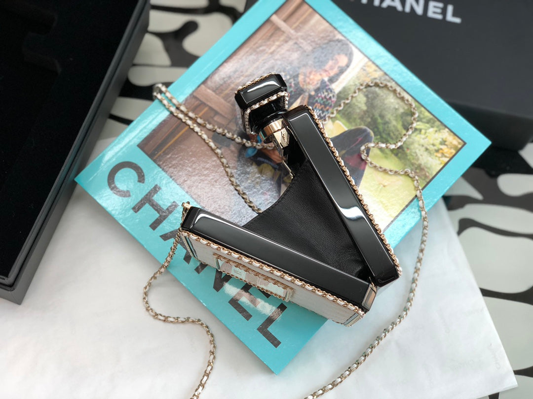 CHL Evening Bag Black and White For Women 6in/16cm AS3263 B08048 NI121