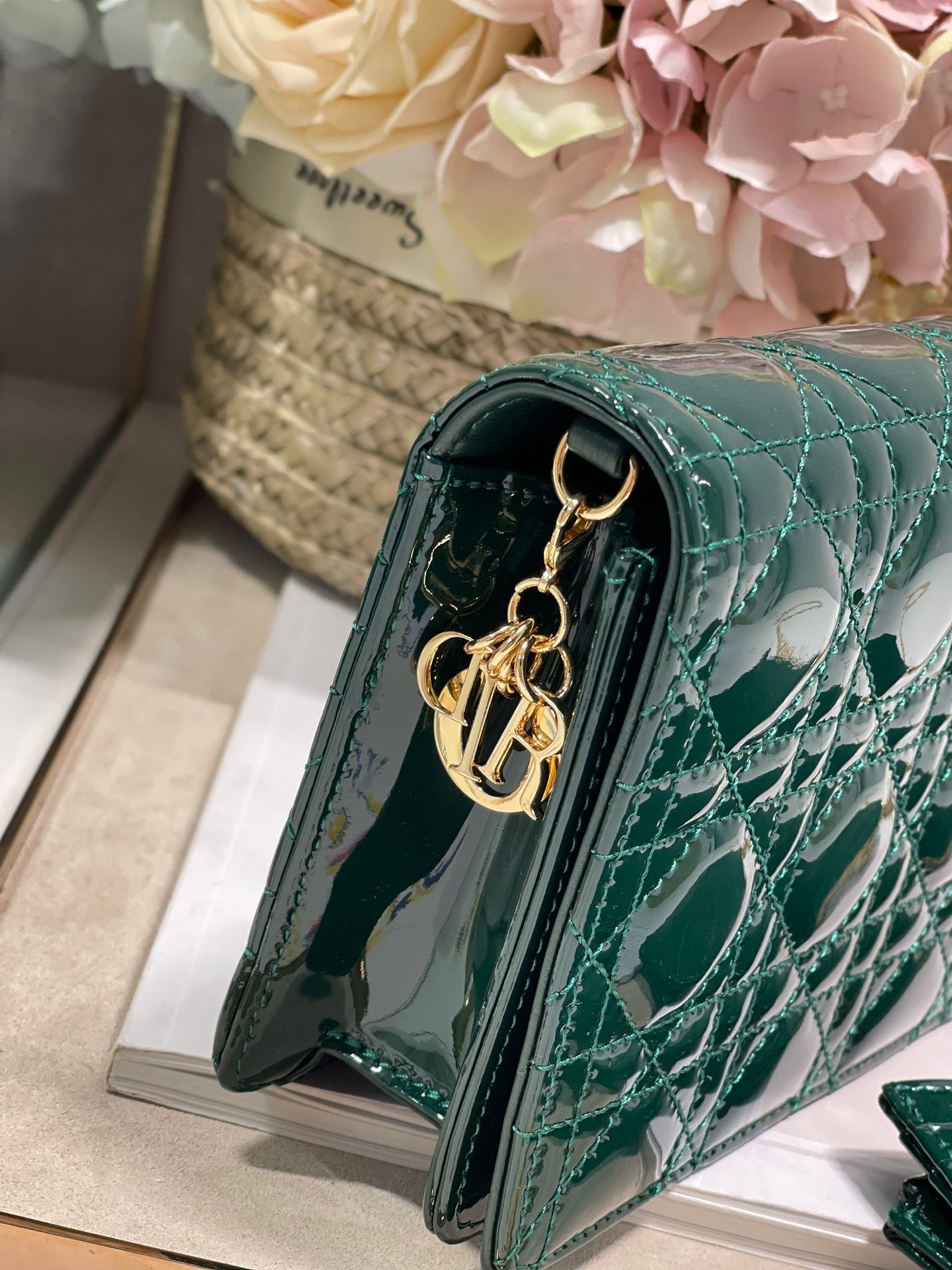 Top Quality Lady Pouch Green, For Women, Womens Handbags 8.5in/21.5cm CD