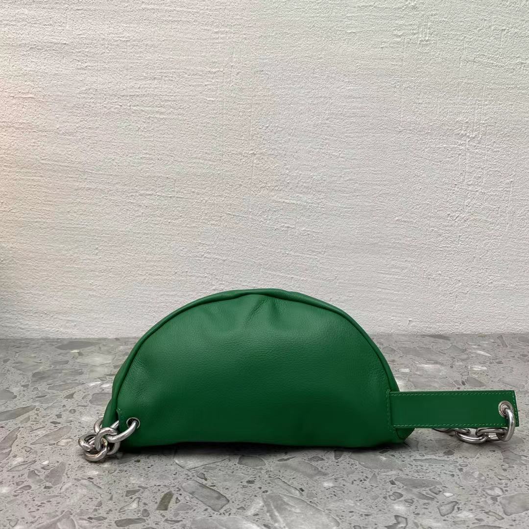 Top Quality Chain Pouch Green, For Women, Women’s Bags 12.2in/31cm