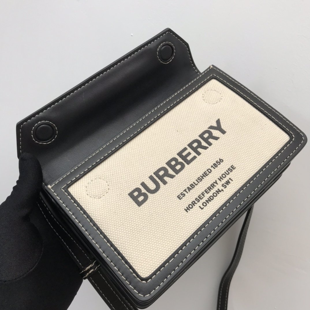 Top Quality Mini Horseferry Print Title Bag With Pocket Detail For Women, Bags 7.5in/19cm