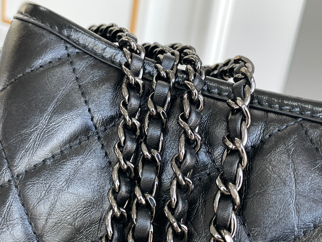 CHL CO-CO Gabrielle Hobo Bag Black For Women 7.8in/20cm