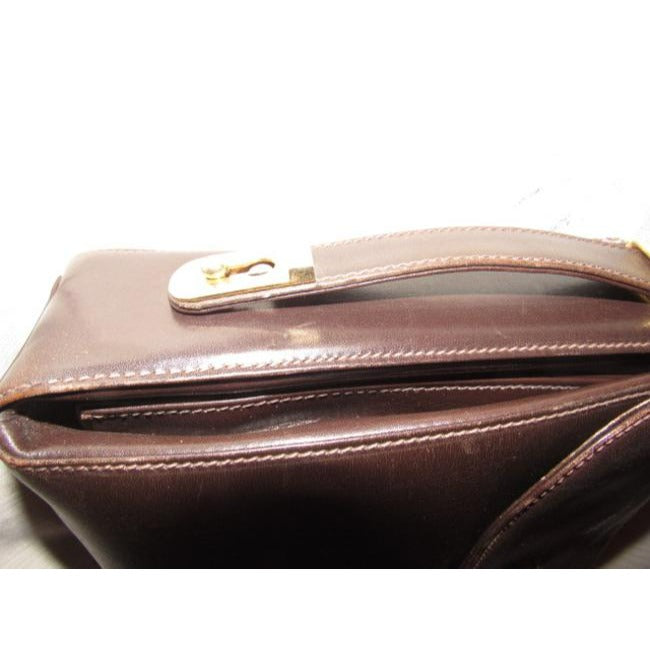 Gucci   Rich Brown Leather Satchel