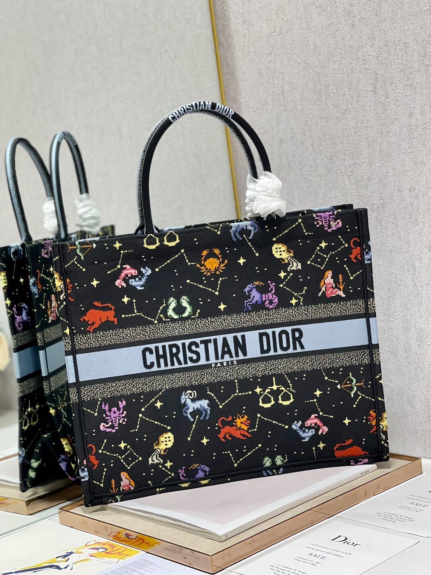 Top Quality Large Book Tote Black, For Women, Womens Handbags 16.5in/42cm CD