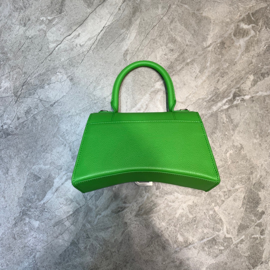 Top Quality Hourglass Small Handbag In Green, For Women,  Bags 9in/23cm