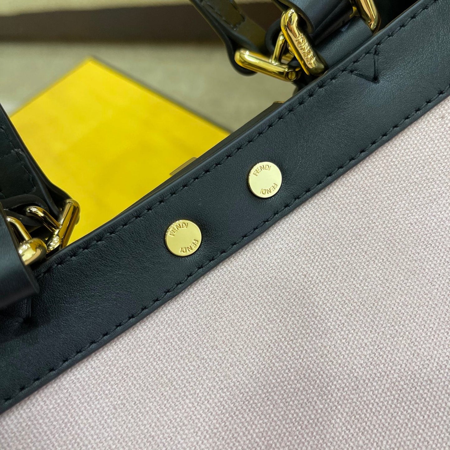 Top QualityTop Quality Peekaboo X-tote Bag Pink Canvas For Women, Women’s Handbags, Shoulder Bags 16.1in/41cm FF 8BH374