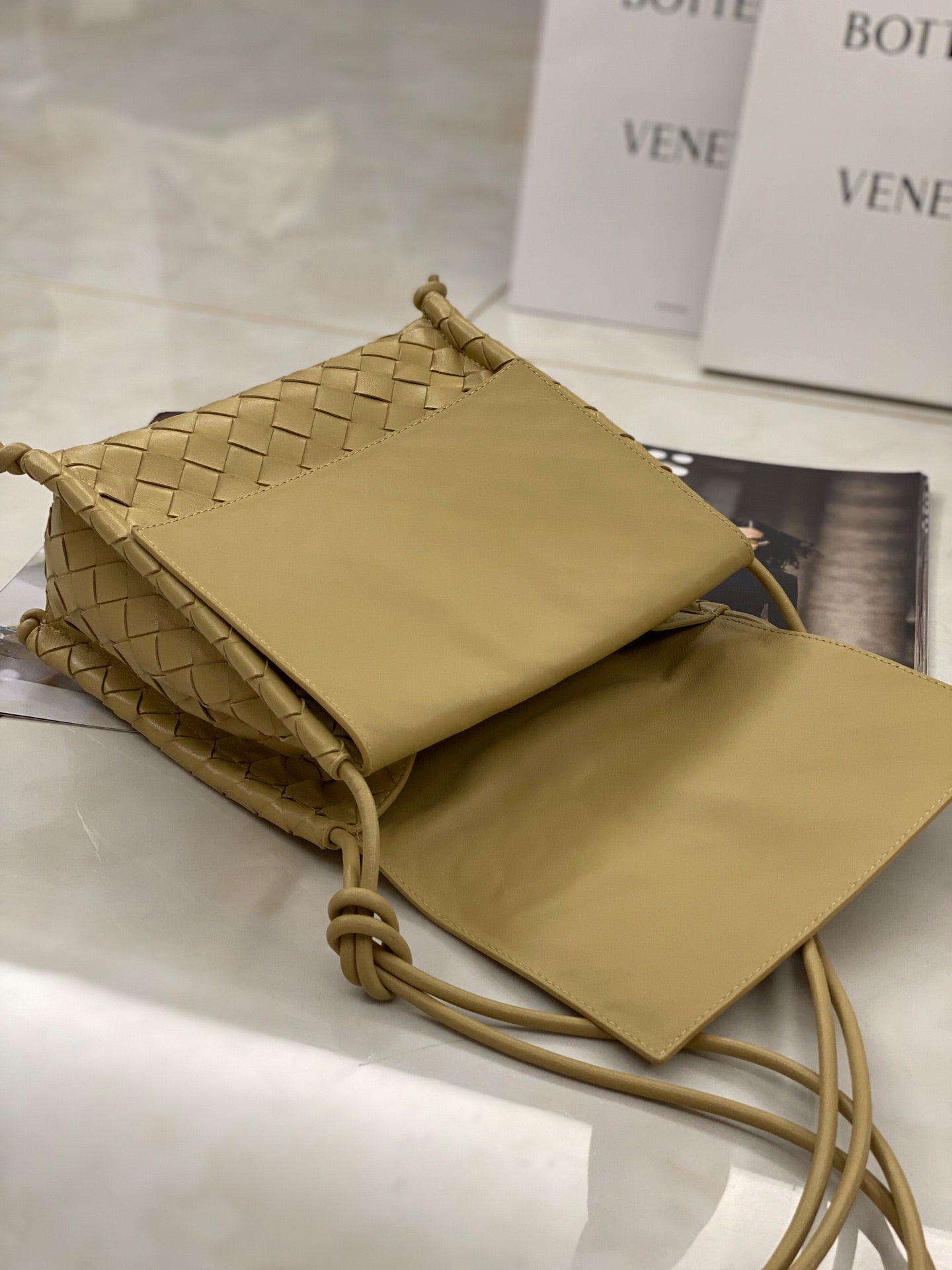 Top Quality Backpack Beige, For Women, Bags 8.9in/22.5cm