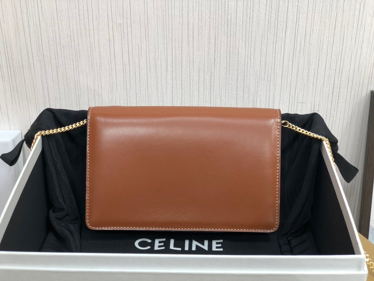 Top Quality Wallet On Chain Triomphe Tan For Women 7in/19cm 10J733DPV.04LU