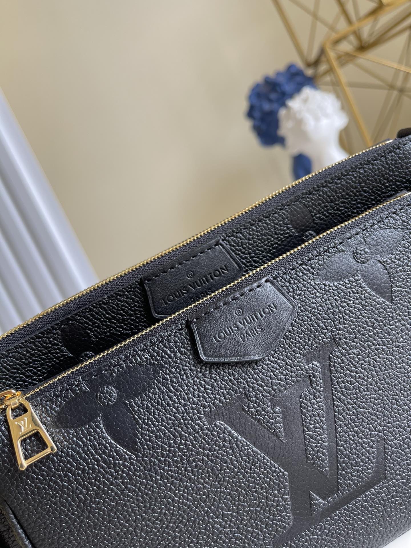Top Quality Multi Pochette Accessoires Monogram Empreinte Black For Women, Womens Handbags, Shoulder And Crossbody Bags 9.8in/25cm Top Quality M80399