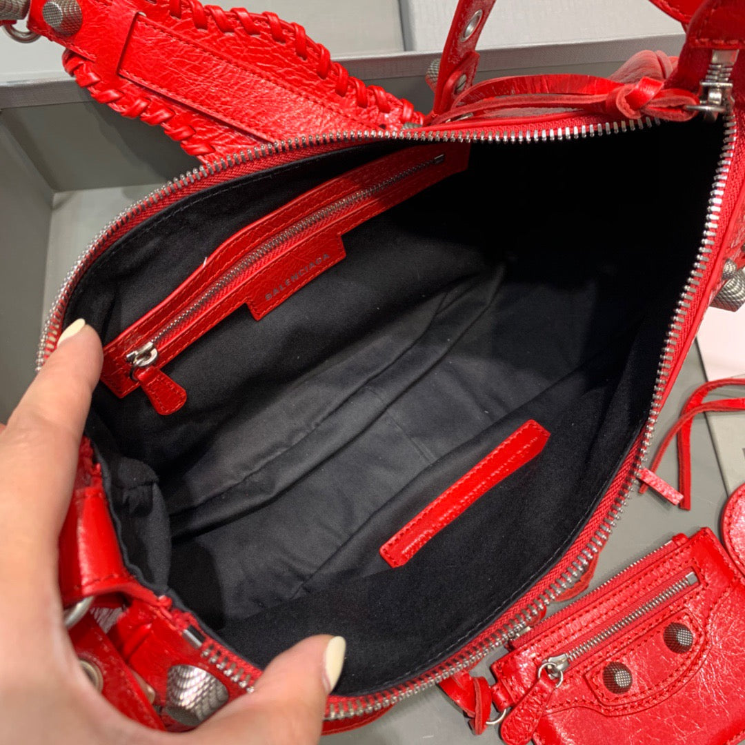 Top Quality Le Cagole XS Shoulder Bag In Red, For Women,  Bags 13in/33cm