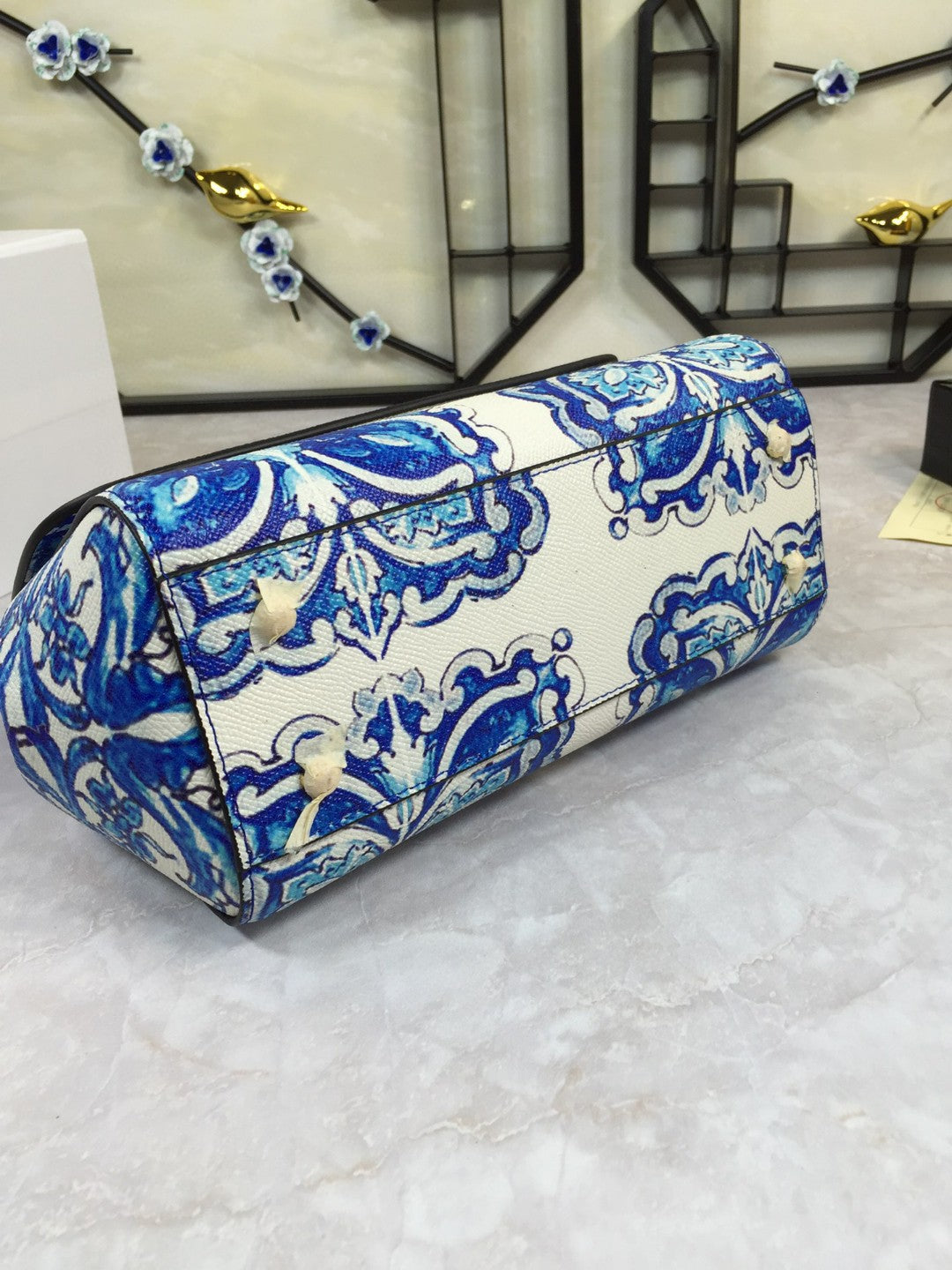 Top Quality MeTop Qualityum Sicily Handbag In Dauphine Muticolour For Women 10.2in/26cm Top Quality