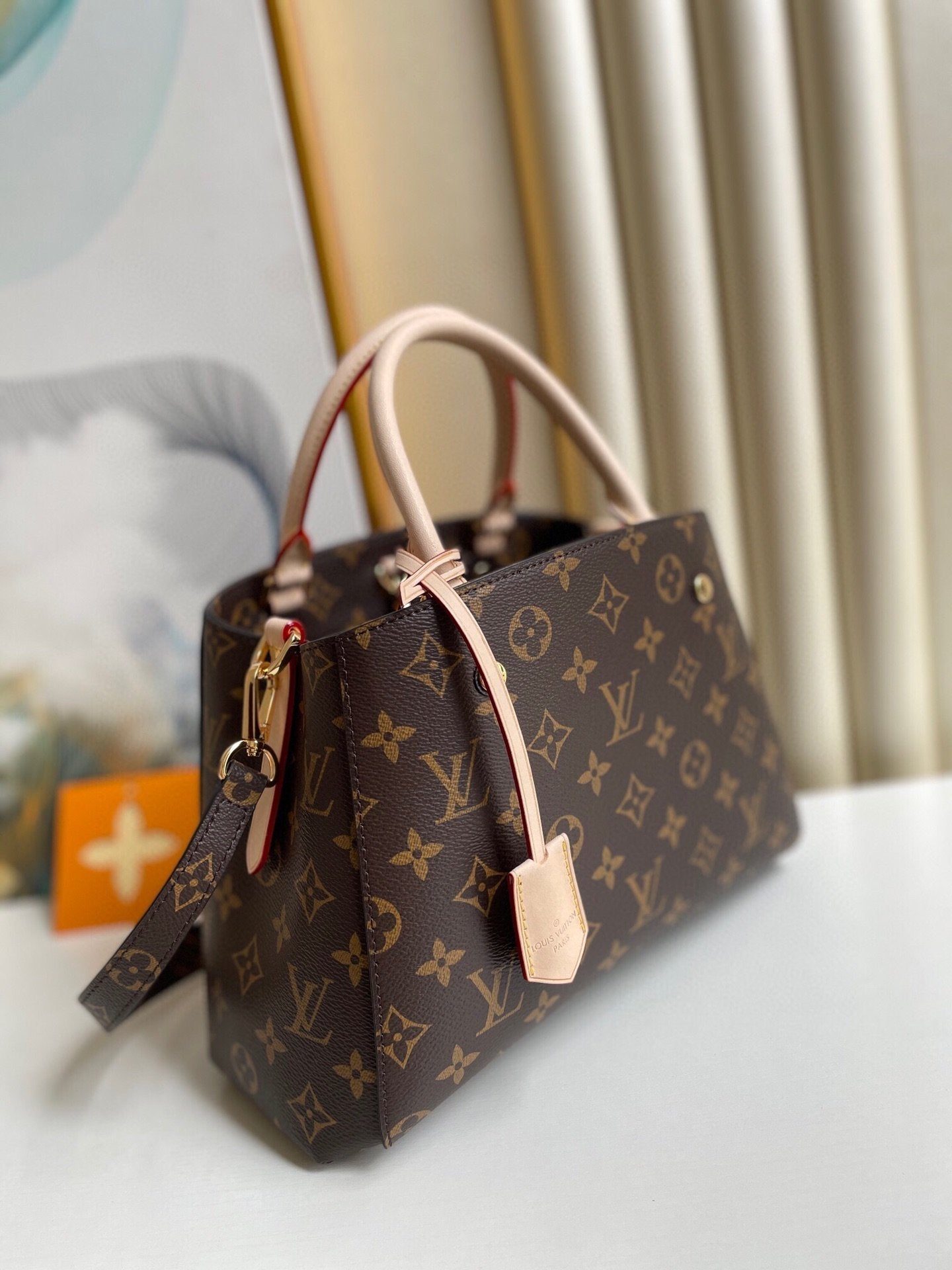 Top Quality Montaigne BB Monogram Canvas For Women,  Shoulder And Crossbody Bags 11.4in/29cm Top Quality M41055