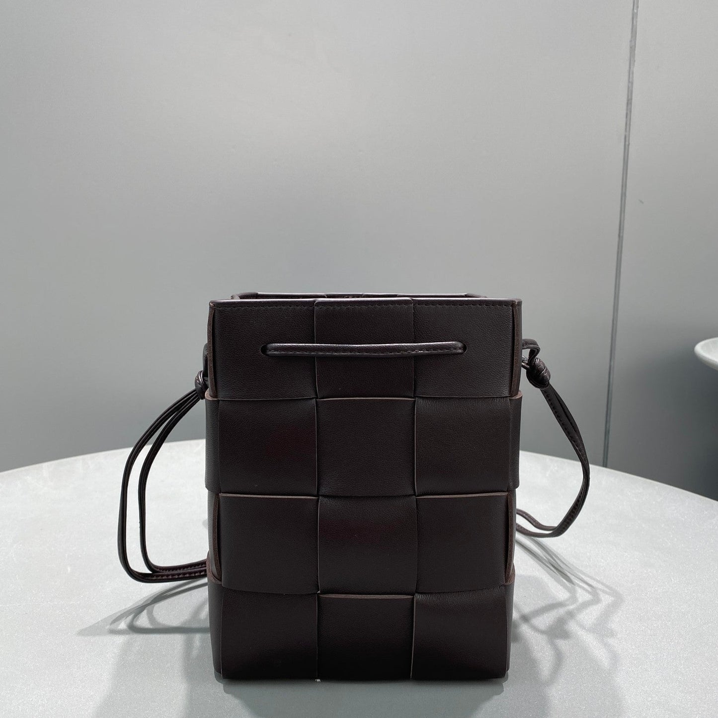 Top Quality Mini Cassette Bucket Bag Purple, For Women, Bags 5.5in/14cm