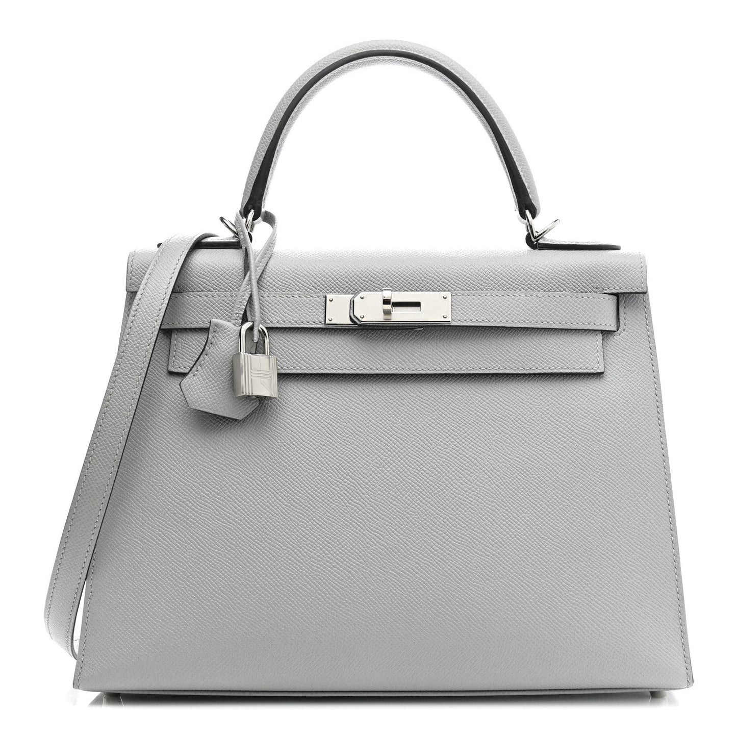 Hermes Epsom Kelly Sellier 28 Bleu Glacier