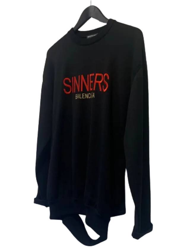 Luxury Balenciaga Trending 2025 Logo Sweatshirt Black