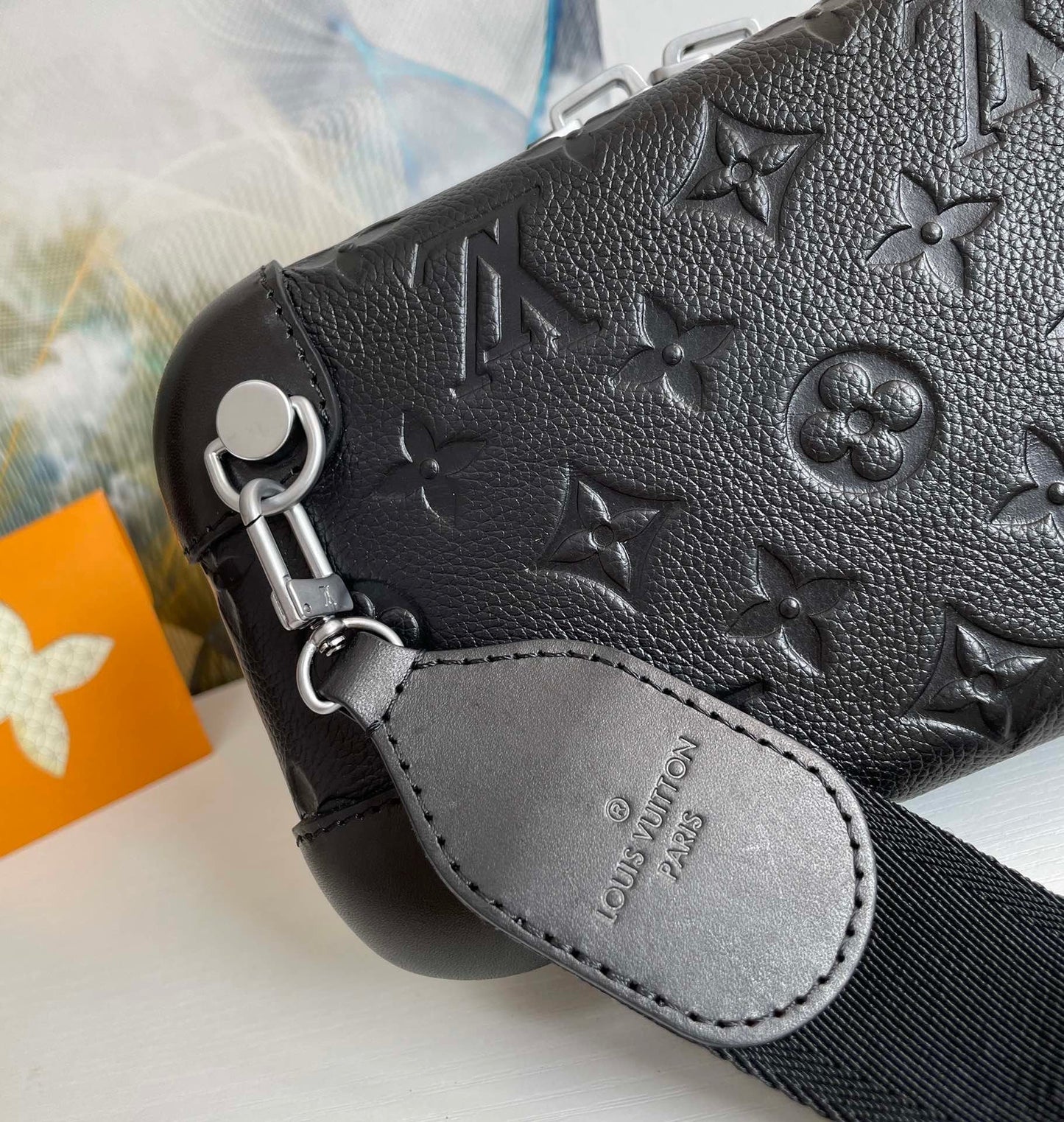 Top Quality Horizon Clutch Taurillon Monogram Black For Men, Bags, Shoulder And Crossbody Bags 8.3in/21cm Top Quality M20439