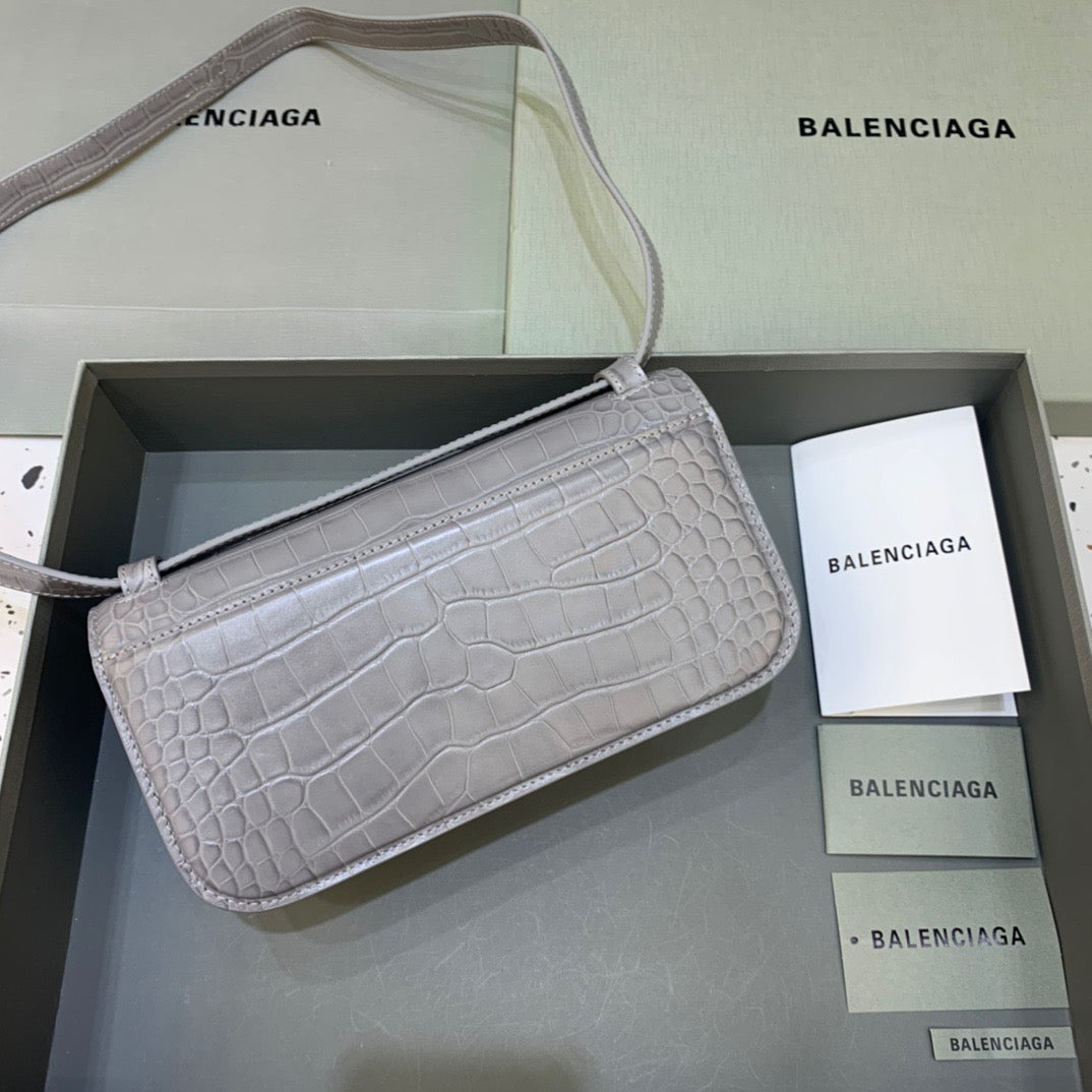 Top Quality Gossip Small Shoulder Bag Gray, For Women,  Bags 9.1in/23cm