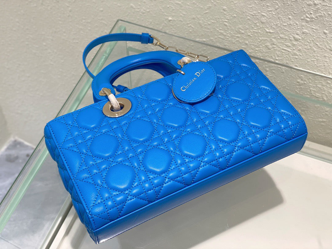 Top Quality Lady D-Joy Bag Blue, For Women, Womens Handbags 26cm/10in CD