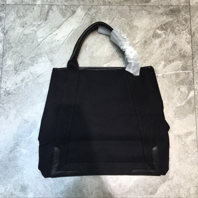 Top Quality Navy MeTop Qualityum Cabas Tote Bag In Black, For Women,  Bags 14.1in/36cm