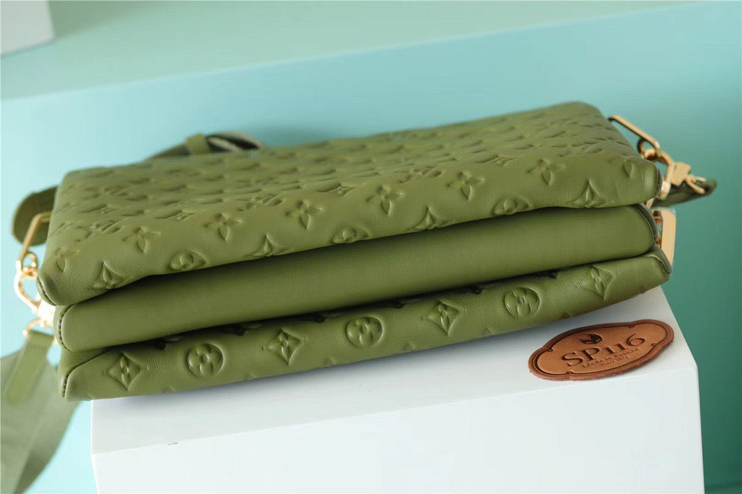 Top Quality Coussin MM Monogram Khaki For Women, Womens Handbags, Shoulder And Crossbody Bags 13.4in/34cm Top Quality M20568