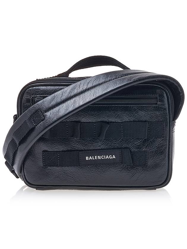 Luxury Balenciaga Trending 2025 Army Pouch Cross Bag Black