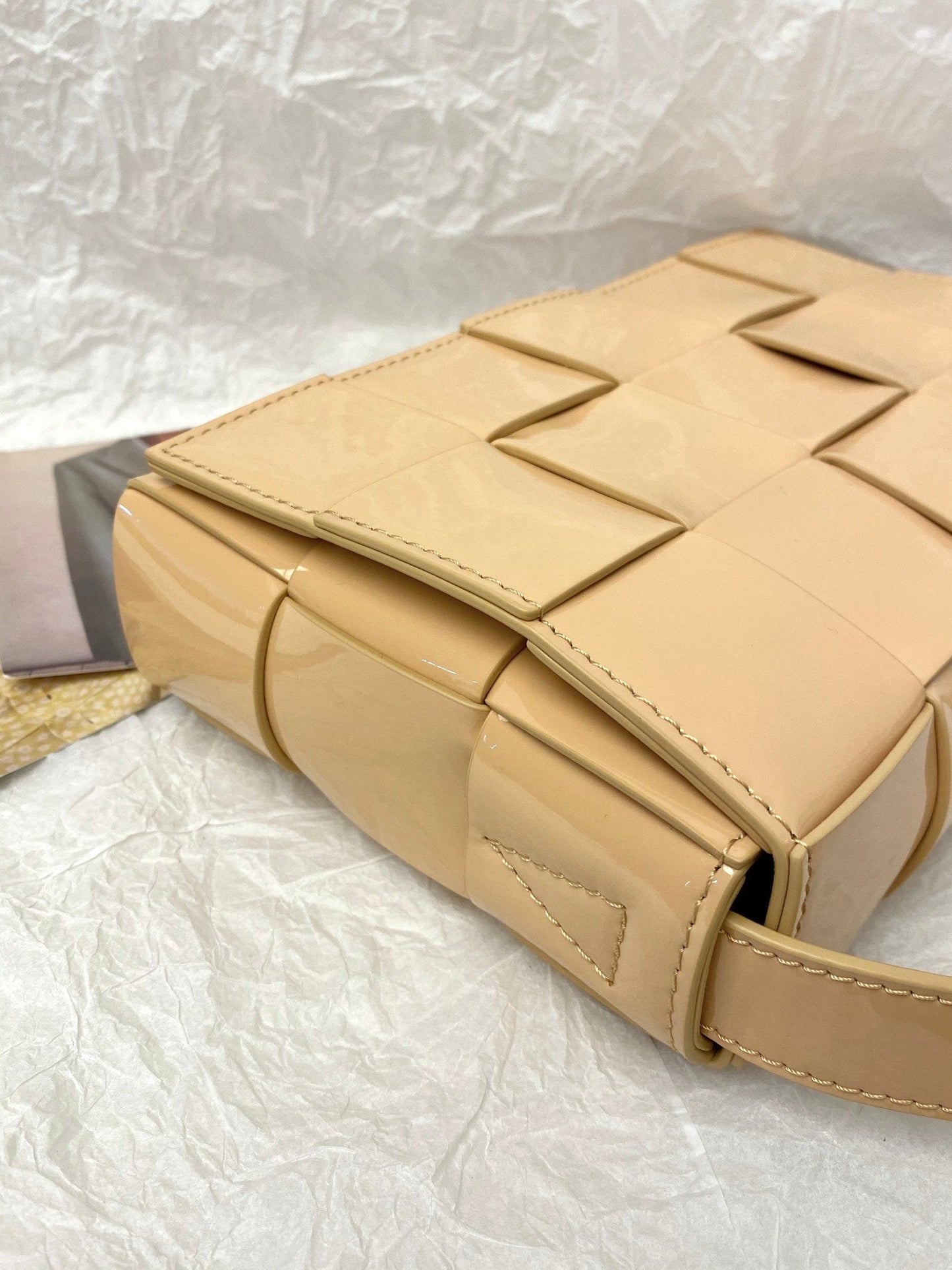 Top Quality Cassette Beige, For Women, Bags 9.1in/23cm 578004V1EP39776