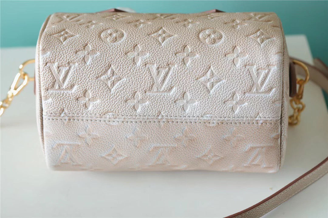 Top Quality Speedy Bandouliere 20 Monogram Empreinte Pale Beige For Women,  Shoulder And Crossbody Bags 20.5cm/8.1in Top Quality M46163