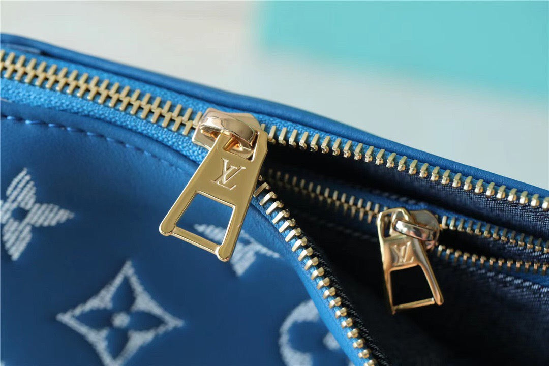 Top Quality Coussin PM Puffy Navy Blue For Women,  Shoulder And Crossbody Bags 10.2n/26cm Top Quality M59392