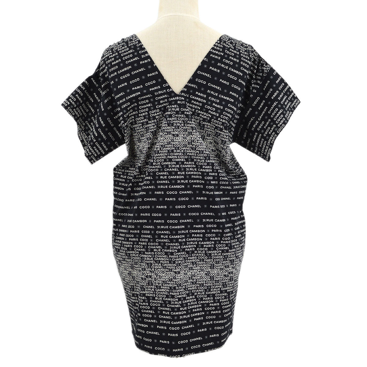 Chanel 2009 Spring logo-print V-neck T-shirt #34