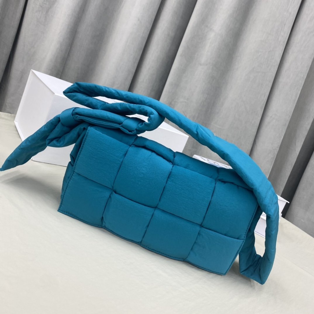 Top Quality Padded Tech Cassette Bag For Women 11.8in/30cm In Blue 628951VBO814634