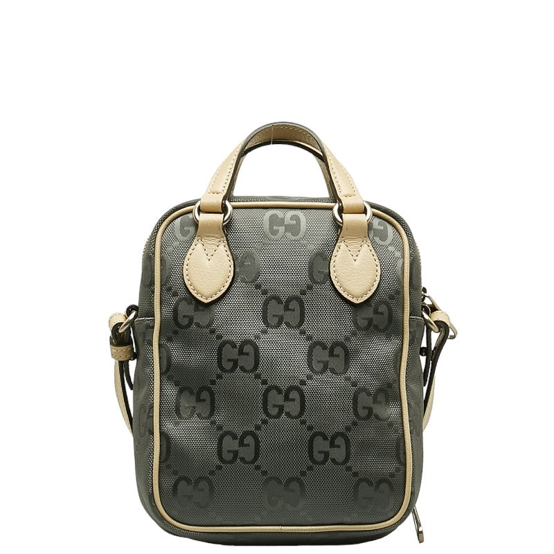 Gucci 2WAY 625850 Grey Beige Nylon Leather  Gucci Gucci