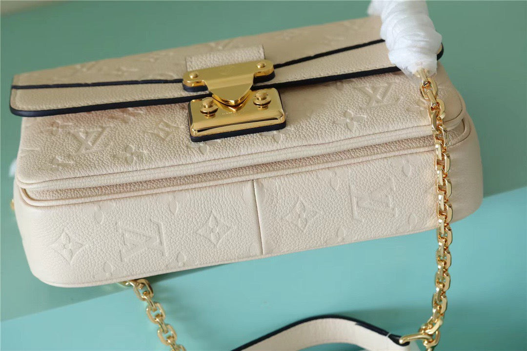 Top Quality Marceau Monogram Empreinte Cream Beige For Women,  Shoulder And Crossbody Bags 9.6in/29.5cm Top Quality M46201