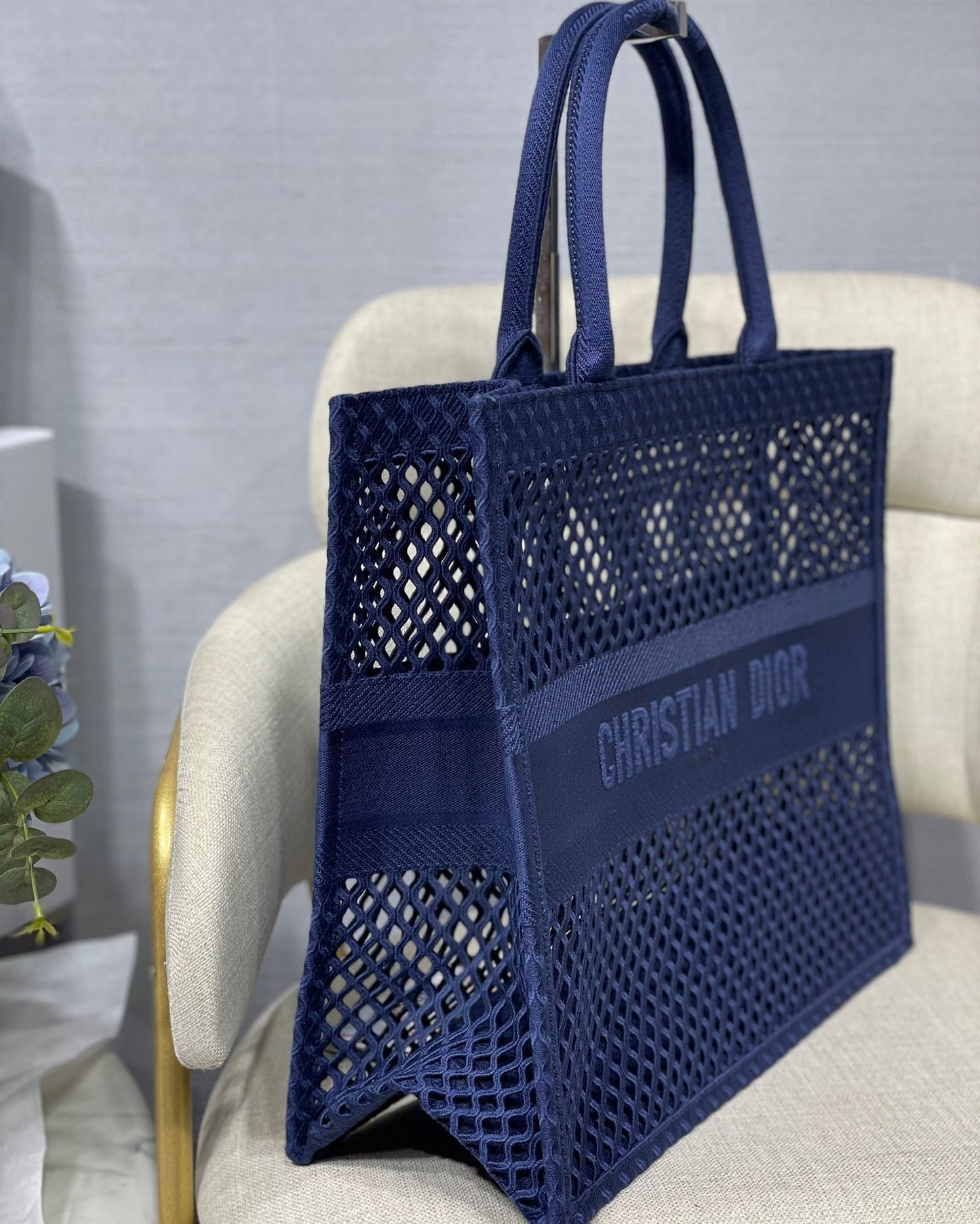 Top Quality Large Book Tote Blue, For Women, Womens Handbags 16.5in/42cm CD