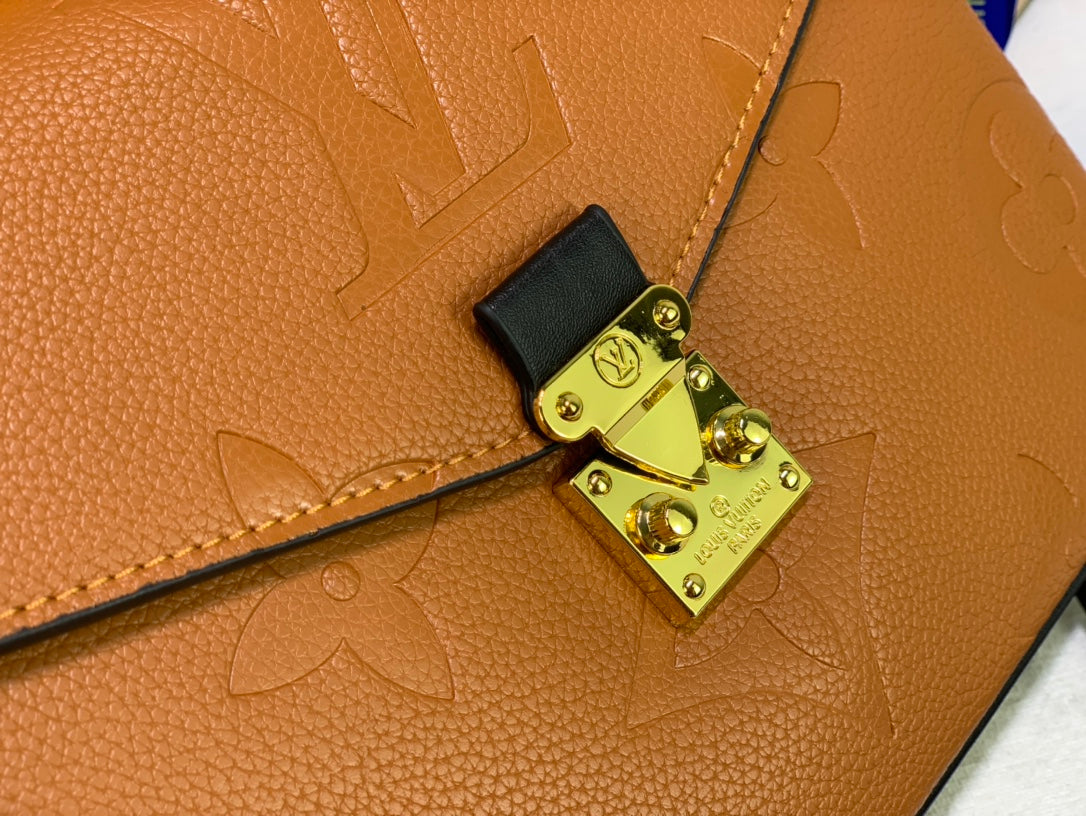 Top Quality Pochette Metis Monogram Empreinte Caramel For Women,  Shoulder And Crossbody Bags 9.8in/25cm Top Quality