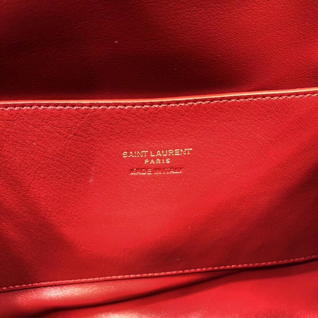 YSSL Kate Medium Reversible Chain Bag Red For Women 28.5in/11cm YSL 
