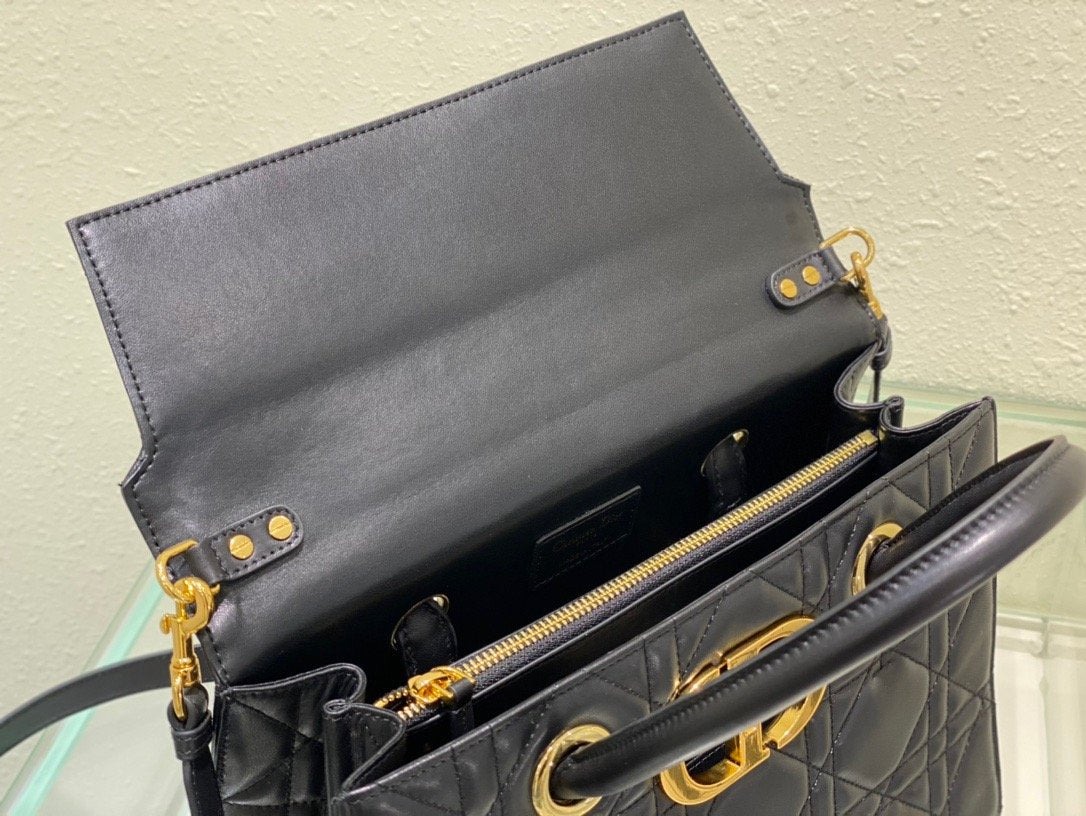Top Quality Micro 30 Montaigne Bag Black, For Women, Womens Handbags 15cm/6in CD S2110UMOS_M900