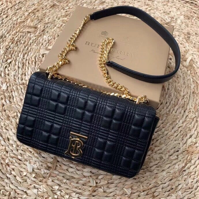 Top Quality Quilted MeTop Qualityum Lola Bag Monogram Black For Women, Bags 11in/28cm 80217011