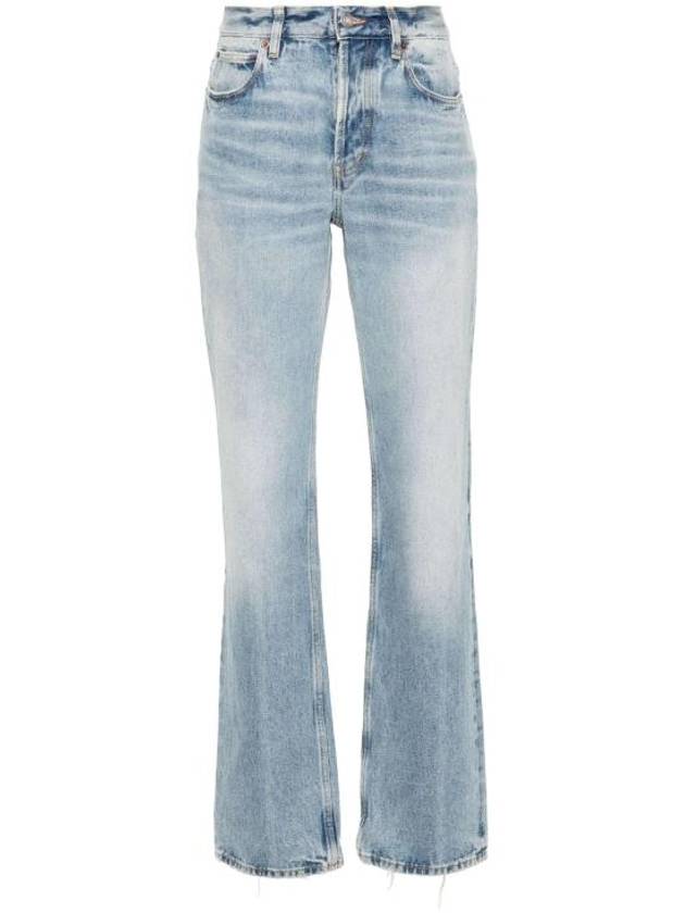 Luxury Saint Laurent Trending 2025 Low Rise Denim Straight Jeans Blue