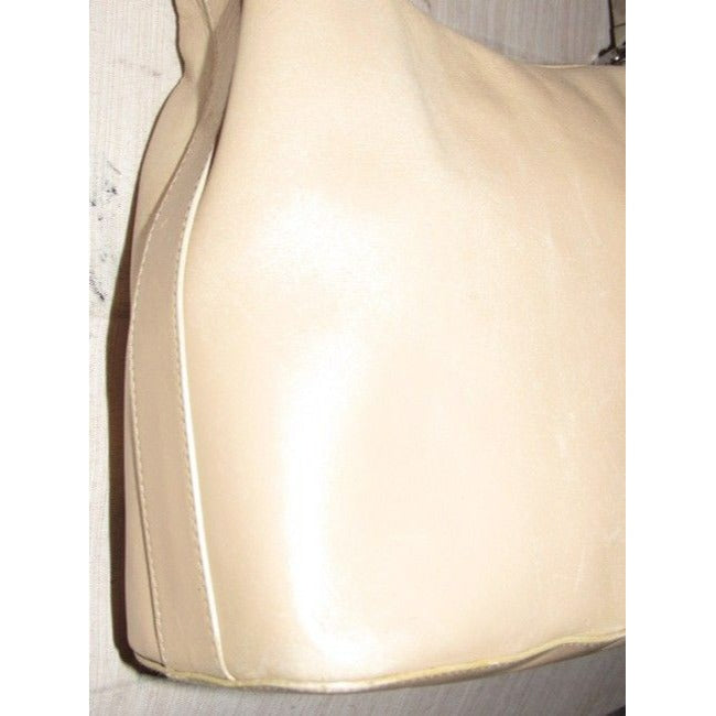 Gucci   Ivory Leather Hobo Bag