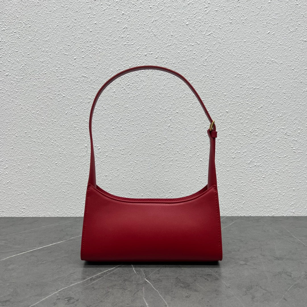 Top Quality Cuir Triomphe Shoulder Bag Red For Women 9.4in/24cm