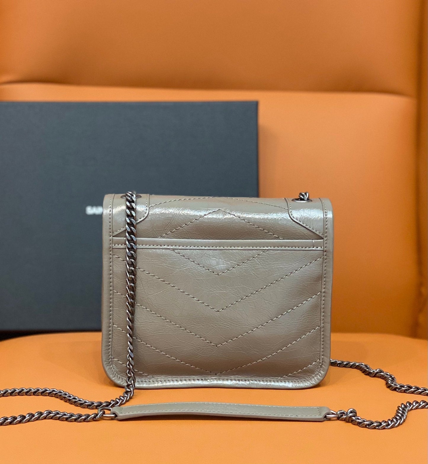 YSSL Niki Wallets On Chain Beige For Women 7.5in/19cm