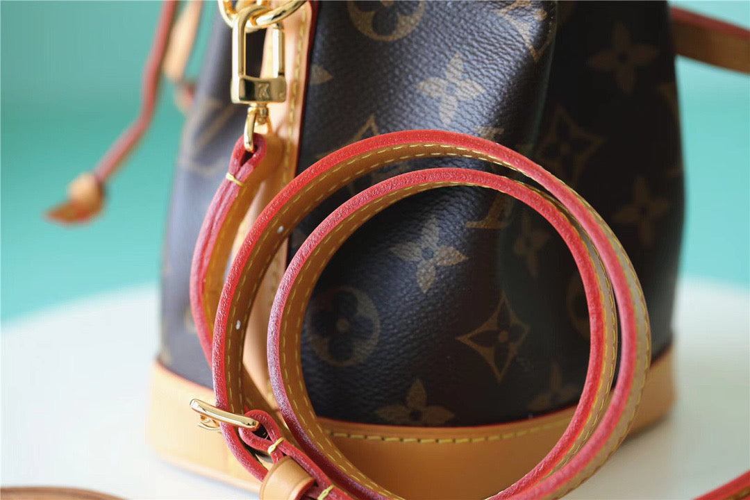 Top Quality Nano Noe Monogram Canvas For Women,  Shoulder And Crossbody Bags 16cm/6.3in Top Quality M81266