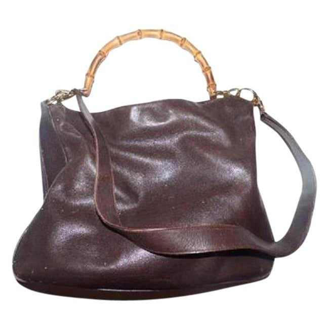Gucci   Brown Leather Hobo Bag